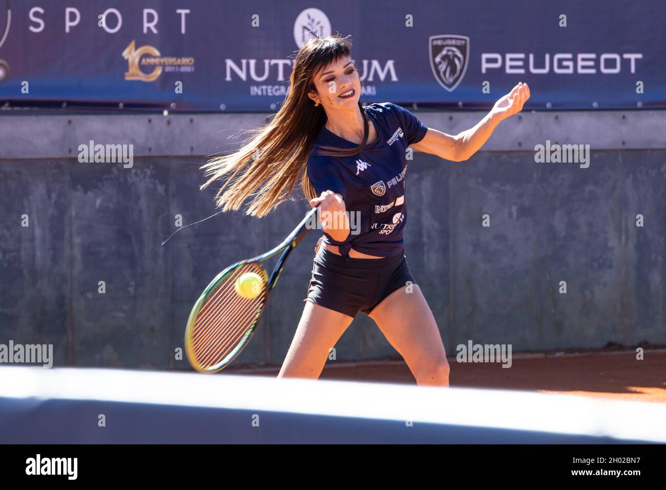 Rome, Italy. 10th Oct, 2021. Dolcenera participates in the eleventh edition  of Tennis & Friends - Health and Sport at the Foro Italico. Credit: Cosimo  Martemucci/Alamy Live News Stock Photo - Alamy