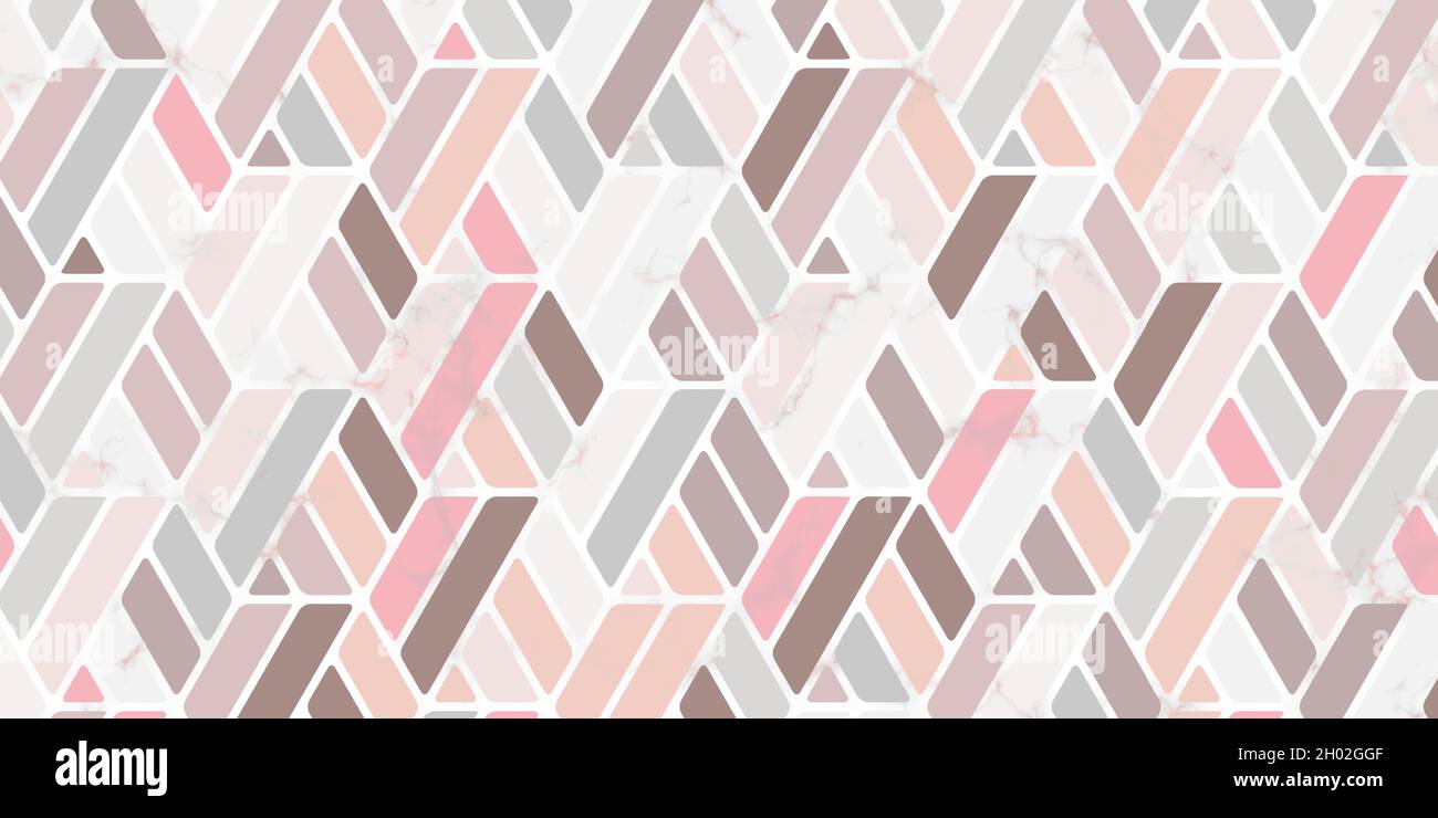 Geometric pattern luxury with stripes polygonal shape pastel color and  marble texture. Elegant pink background design for carpet,wallpaper,clothing  Stock Vector Image & Art - Alamy