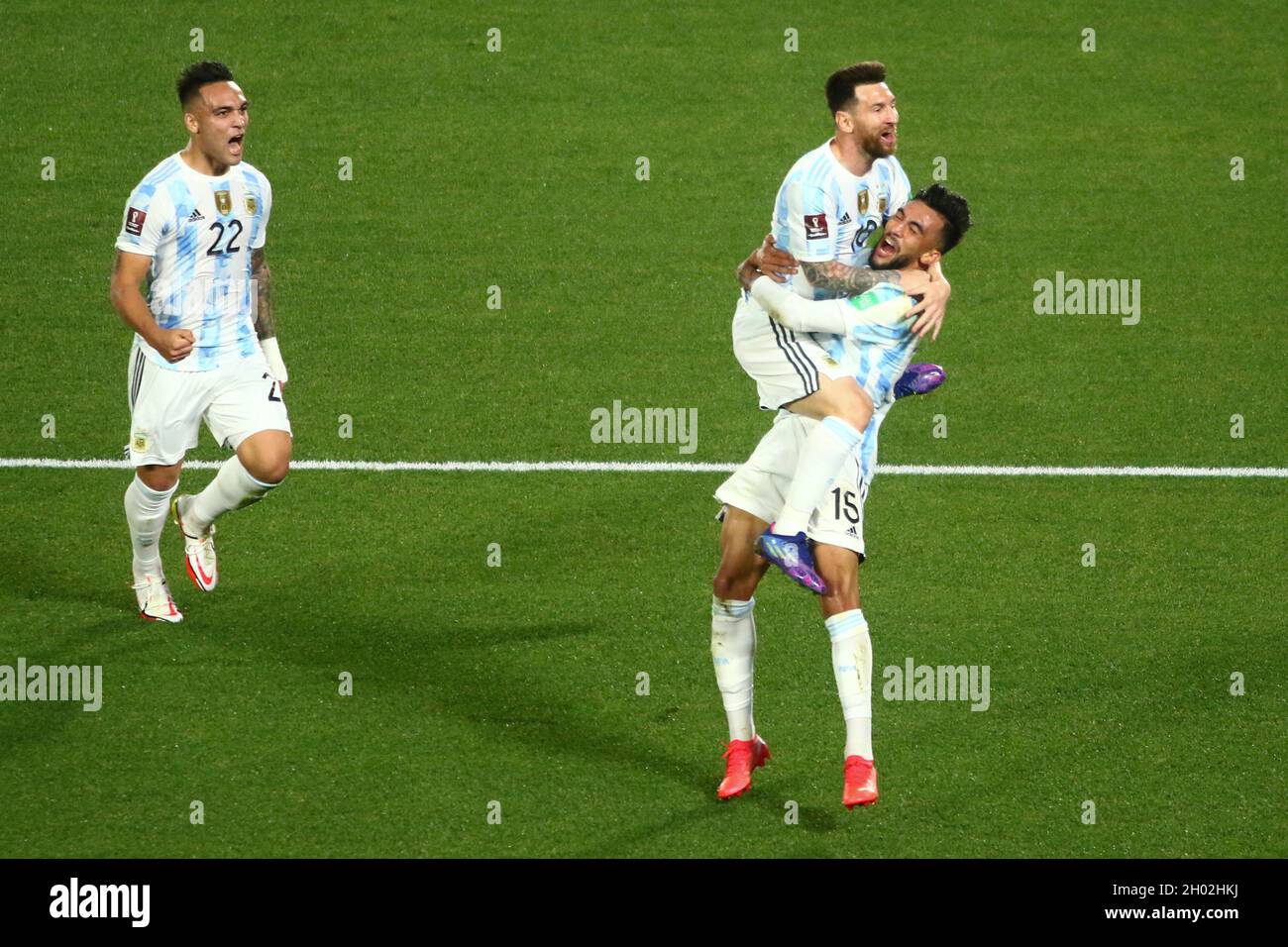 Buenos Aires 11 10 2021 Argentina Faces Uruguay For The 5th Round Of