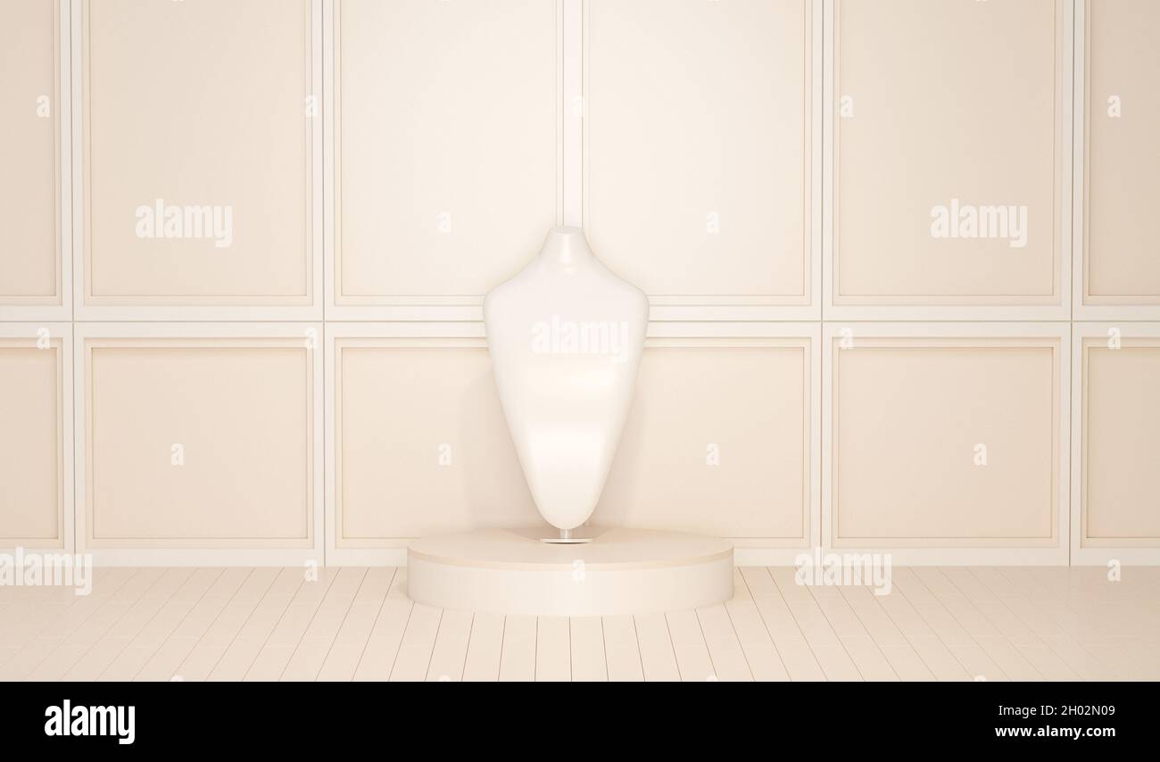 Small Lace Embroidery Mannequin Jewelry Earring Necklace Stand Display Holder 7" Small Lace Embroidery Mannequin Jewelry Earring Necklace Stand Display Holder 7"