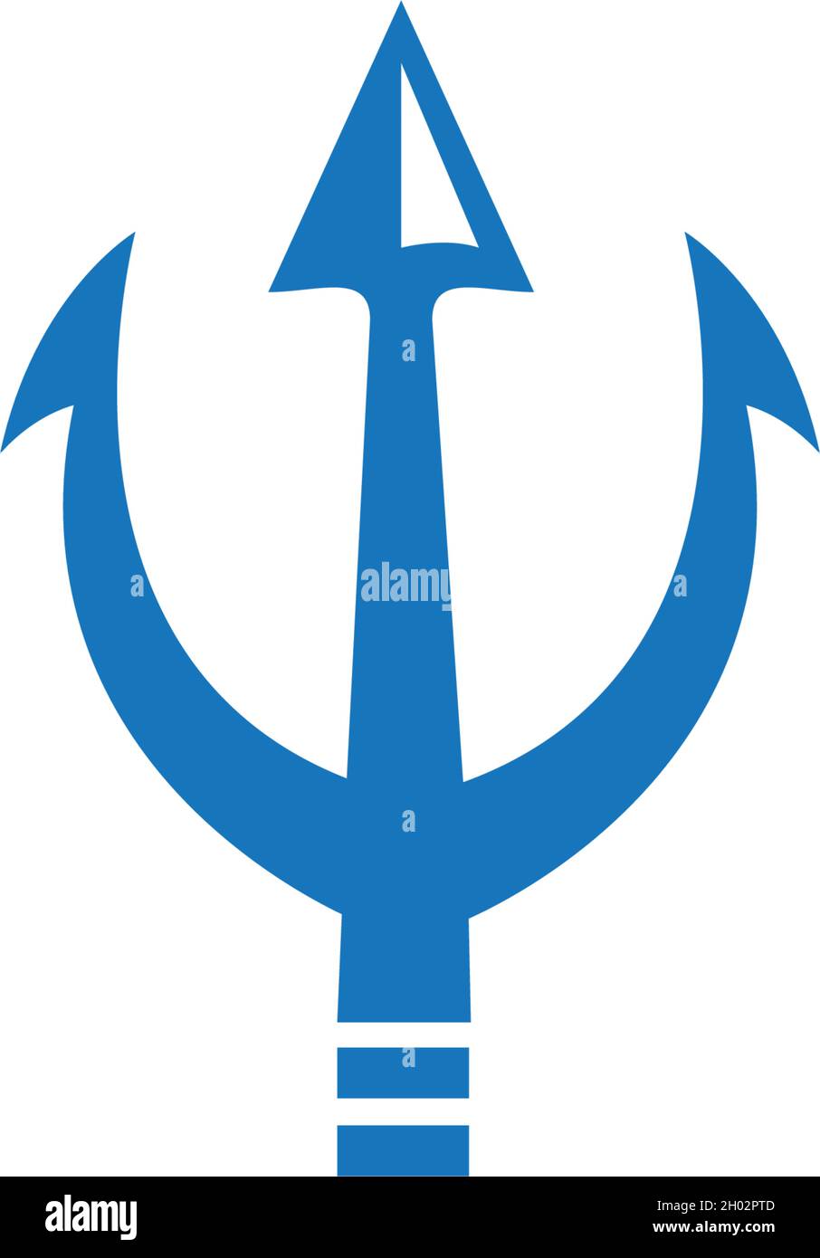 Trident Logo Template vector Stock Vector