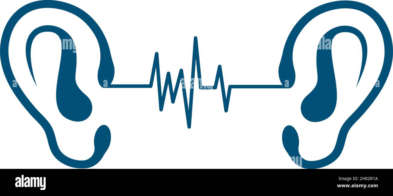 Hearing Logo Template vector Stock Vector