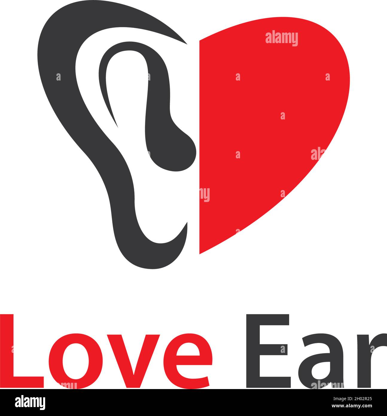 Hearing Logo Template vector Stock Vector Image & Art Alamy