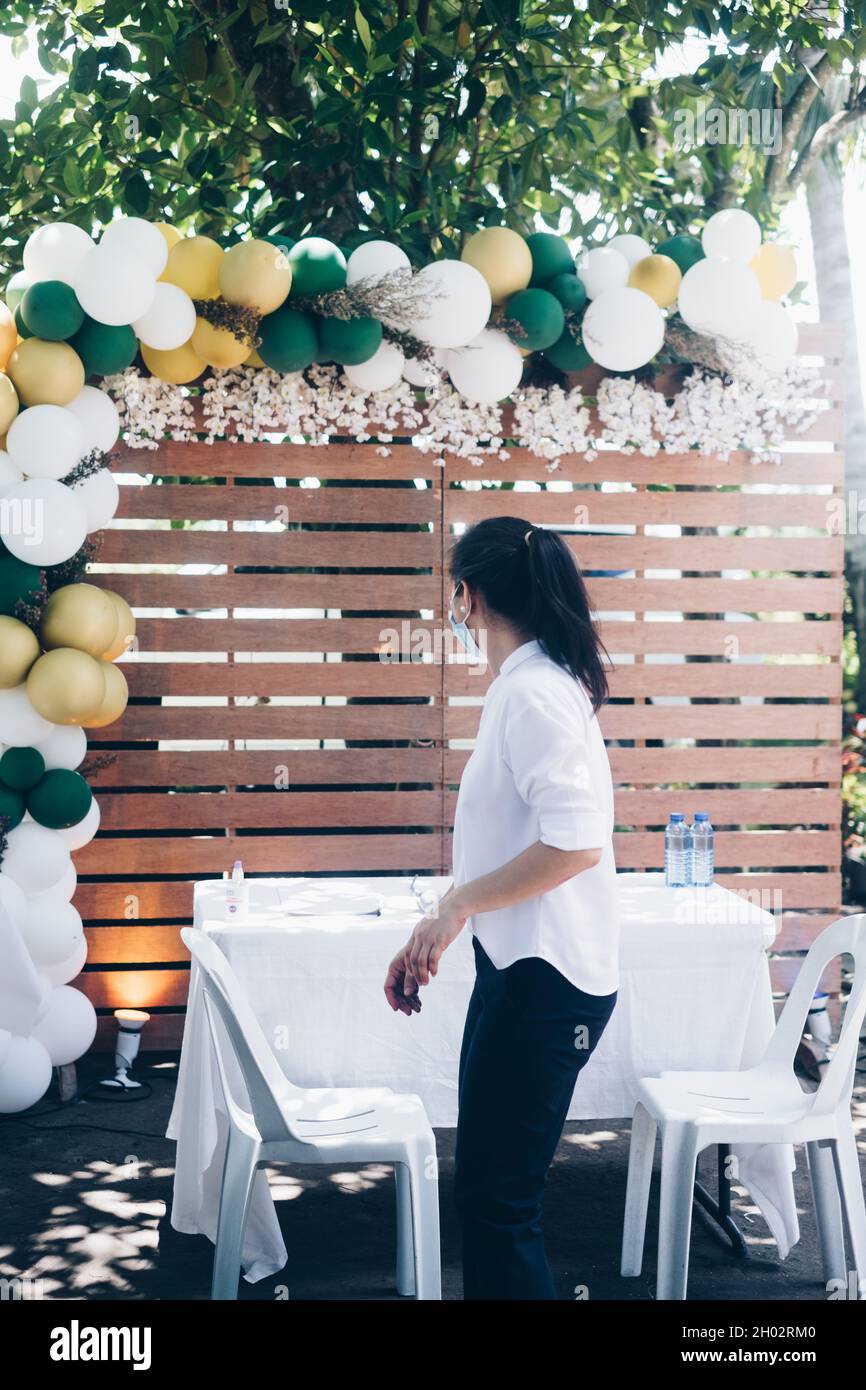 Corporate event venue decoration hi-res stock photography and images ...