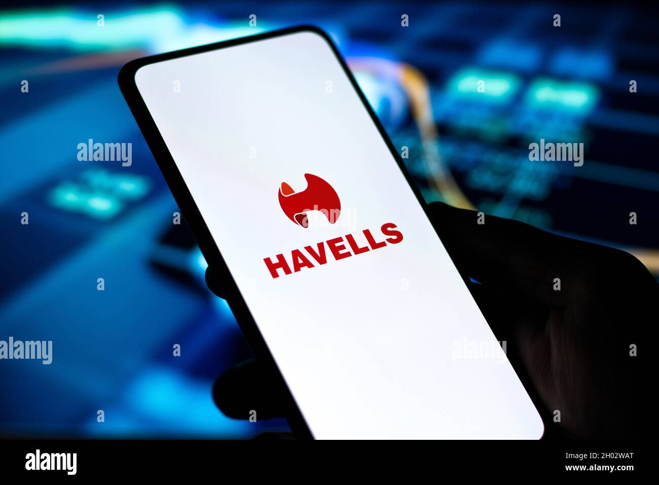 West Bangal, India - October 09, 2021 : Havells Logo on Phone Screen Stock  Image. Editorial Stock Image - Image of 2021, financial: 243120404