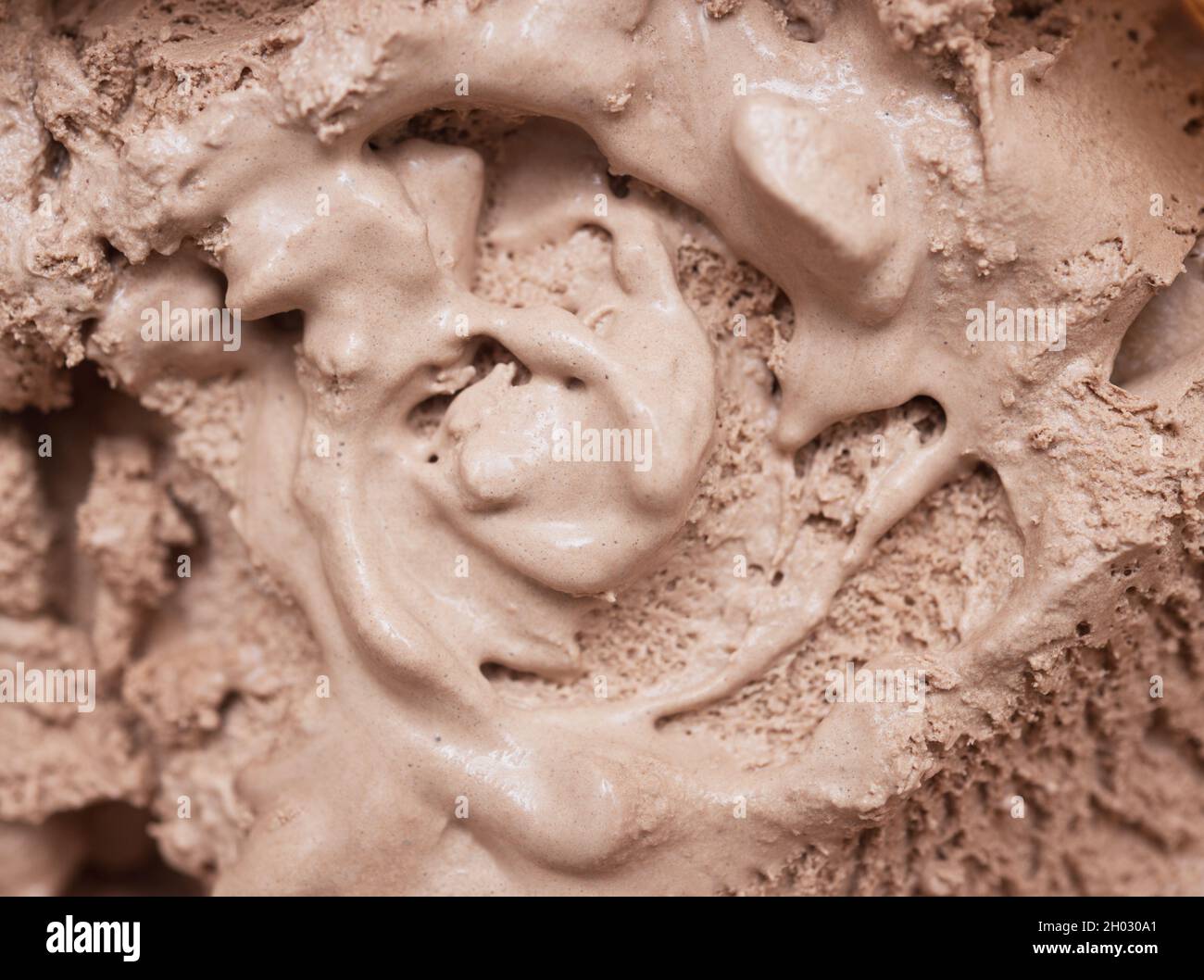 Chocolate ice cream background Stock Photo - Alamy