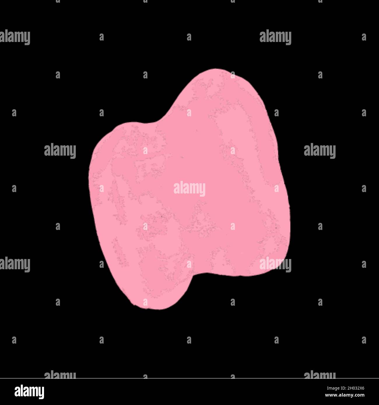 Pink brush stroke isolated on white vector  Stock Vector
