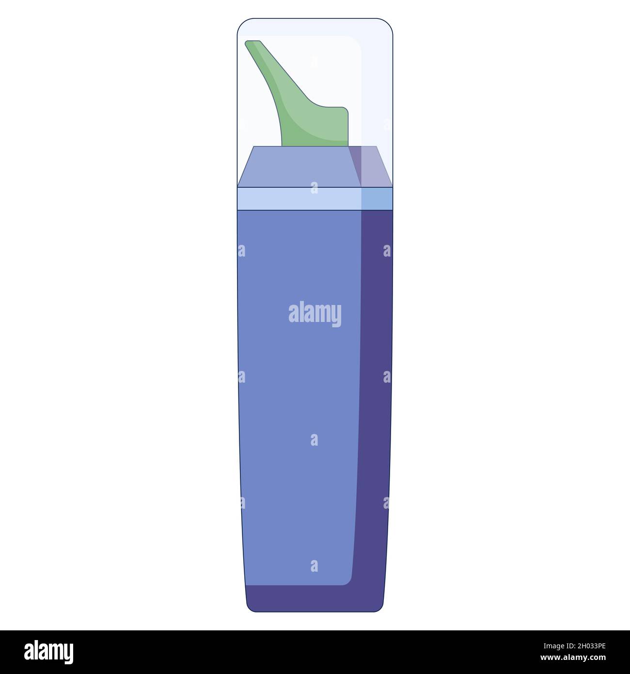 Medical concept. Nasal spray. For colds, flu, cough medicine sprays in