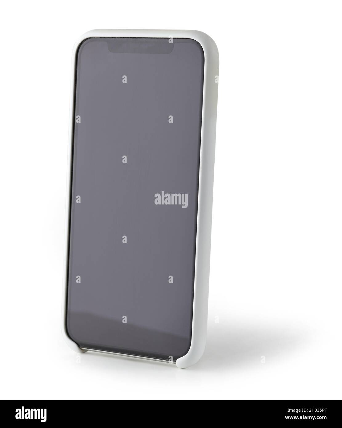 smartphone isolated on white background Stock Photo