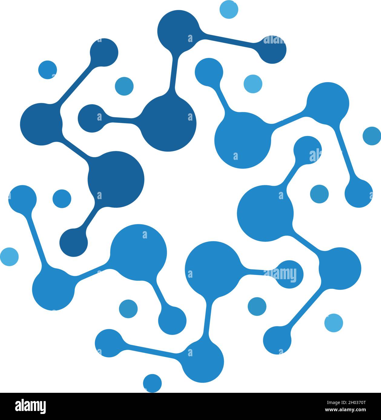 molecule logo vector icon template Stock Vector Image & Art - Alamy