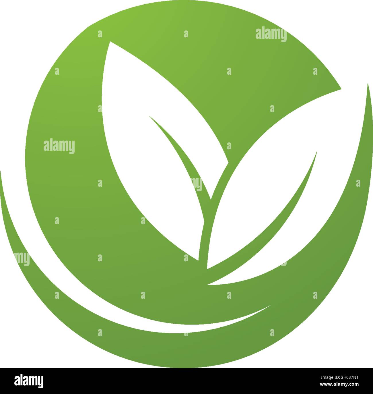 Logos of green leaf ecology nature element vector Stock Vector Image ...