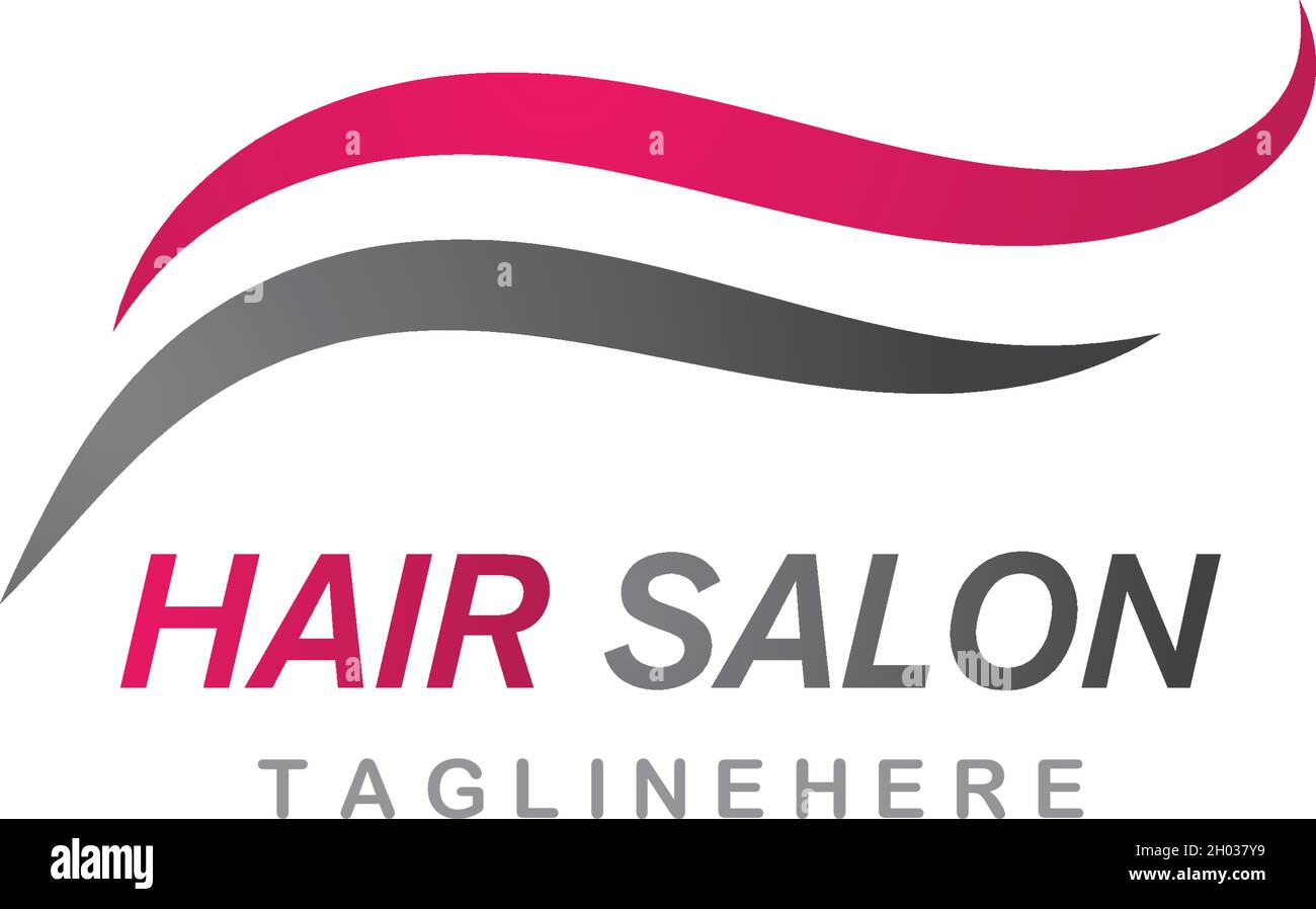 Hair wave logo vector icon template Stock Vector Image & Art - Alamy
