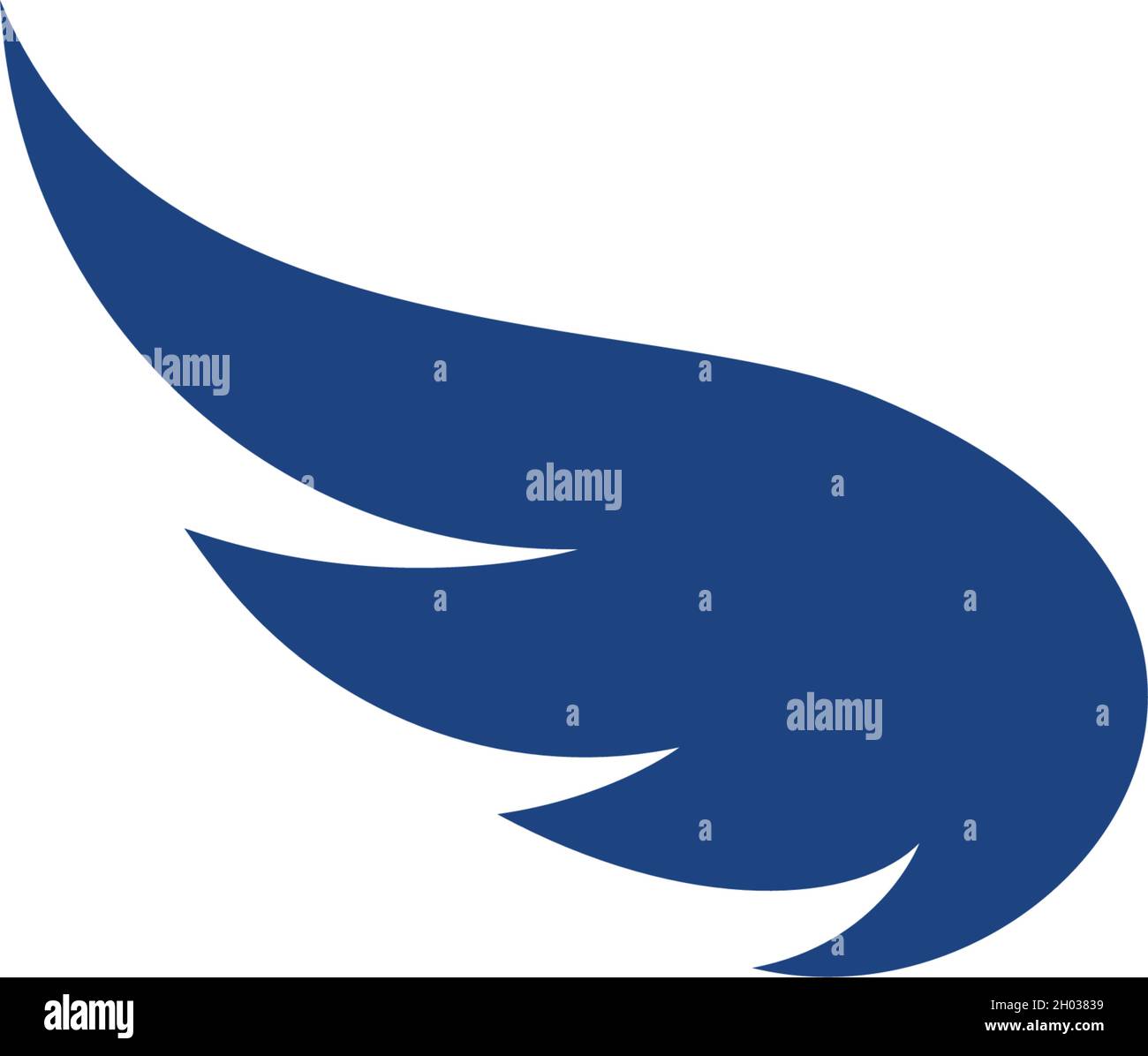 Falcon Wing Logo Template vector Stock Vector Image & Art - Alamy