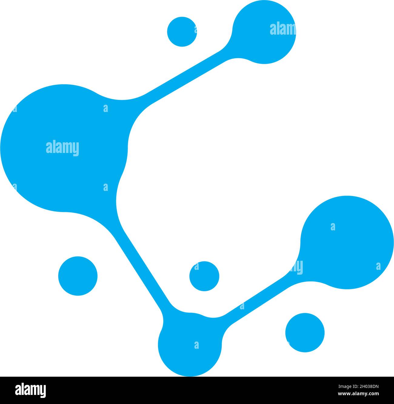 molecule logo vector icon template Stock Vector Image & Art - Alamy