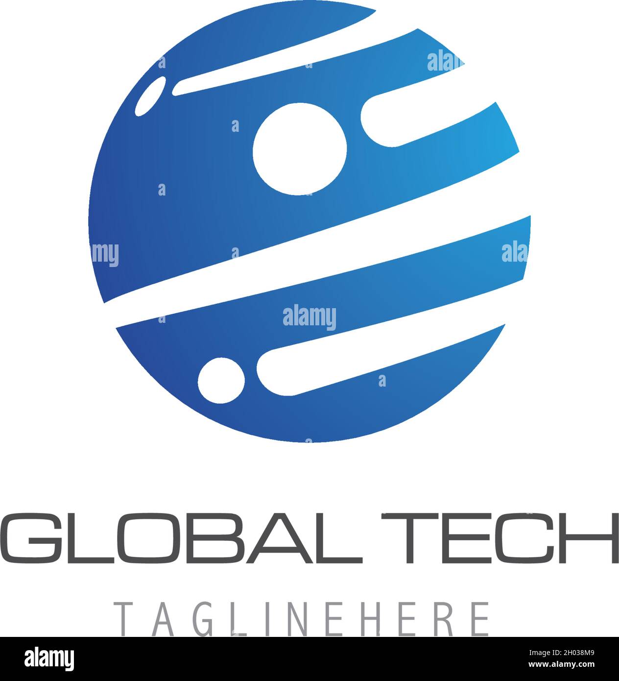 Global tech logo vector template Stock Vector Image & Art - Alamy