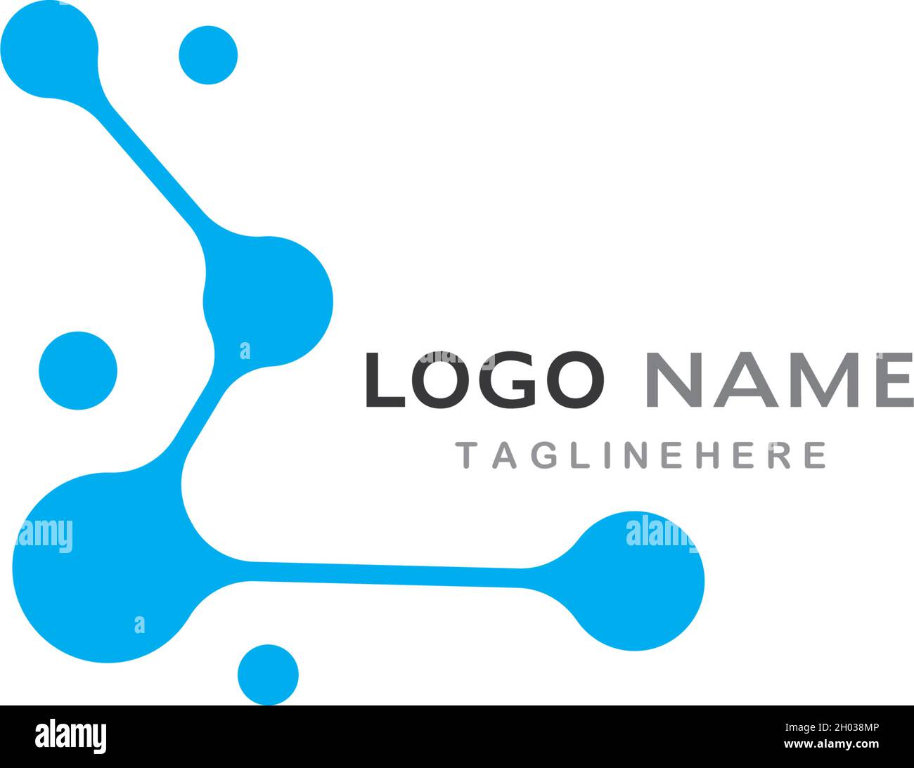 molecule logo vector icon template Stock Vector Image & Art - Alamy
