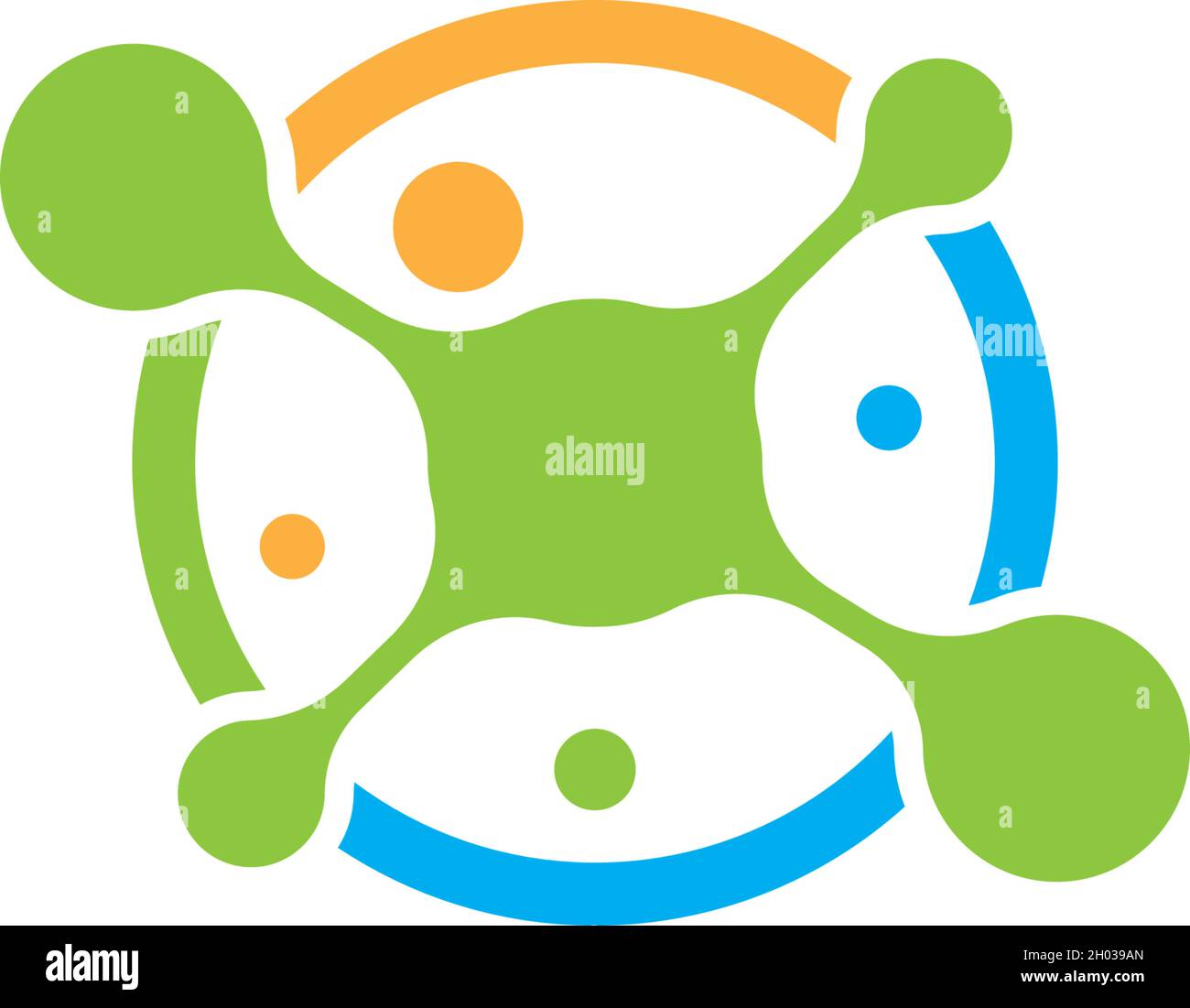 molecule logo vector icon template Stock Vector Image & Art - Alamy