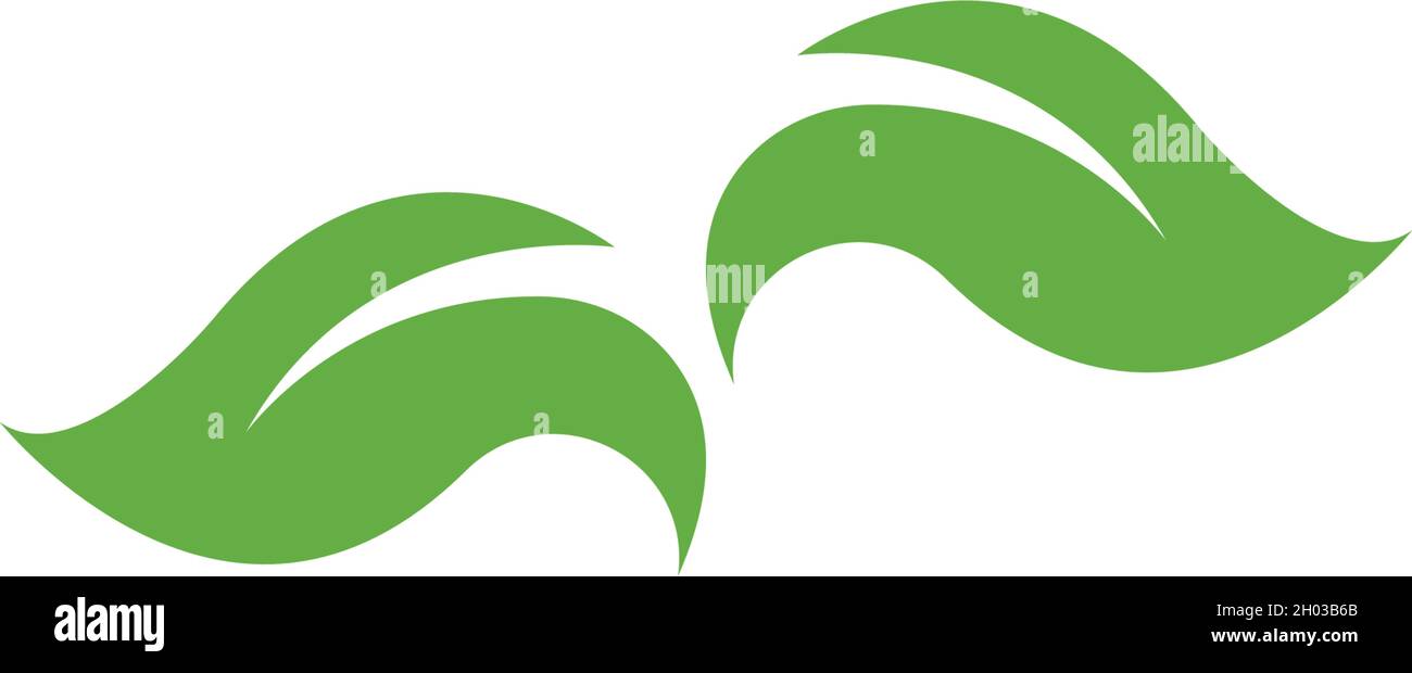 Green leaf logo ecology nature element vector Stock Vector Image & Art ...