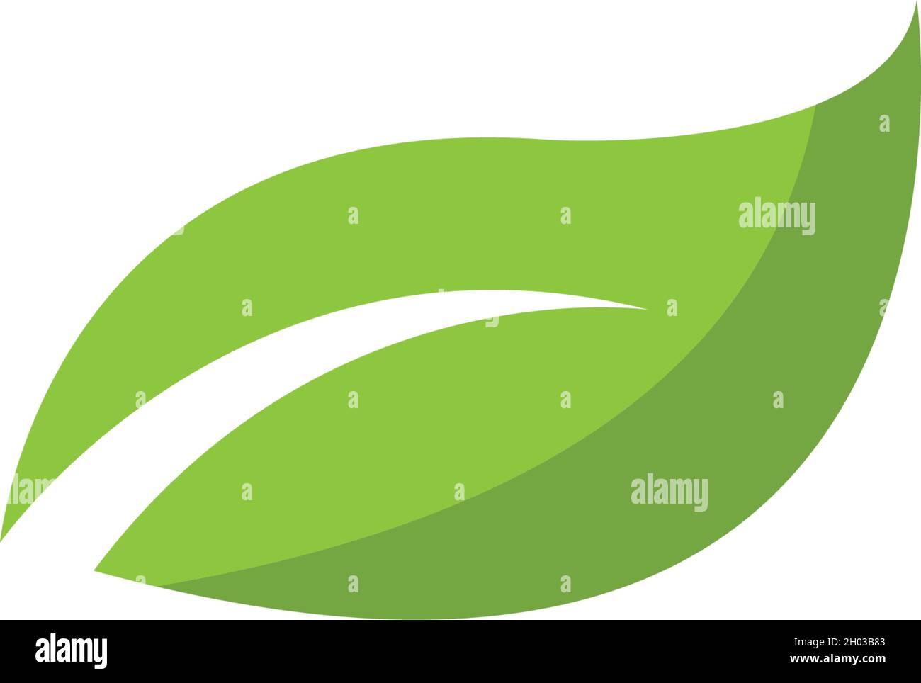 Green leaf logo ecology nature element vector icon Stock Vector Image ...