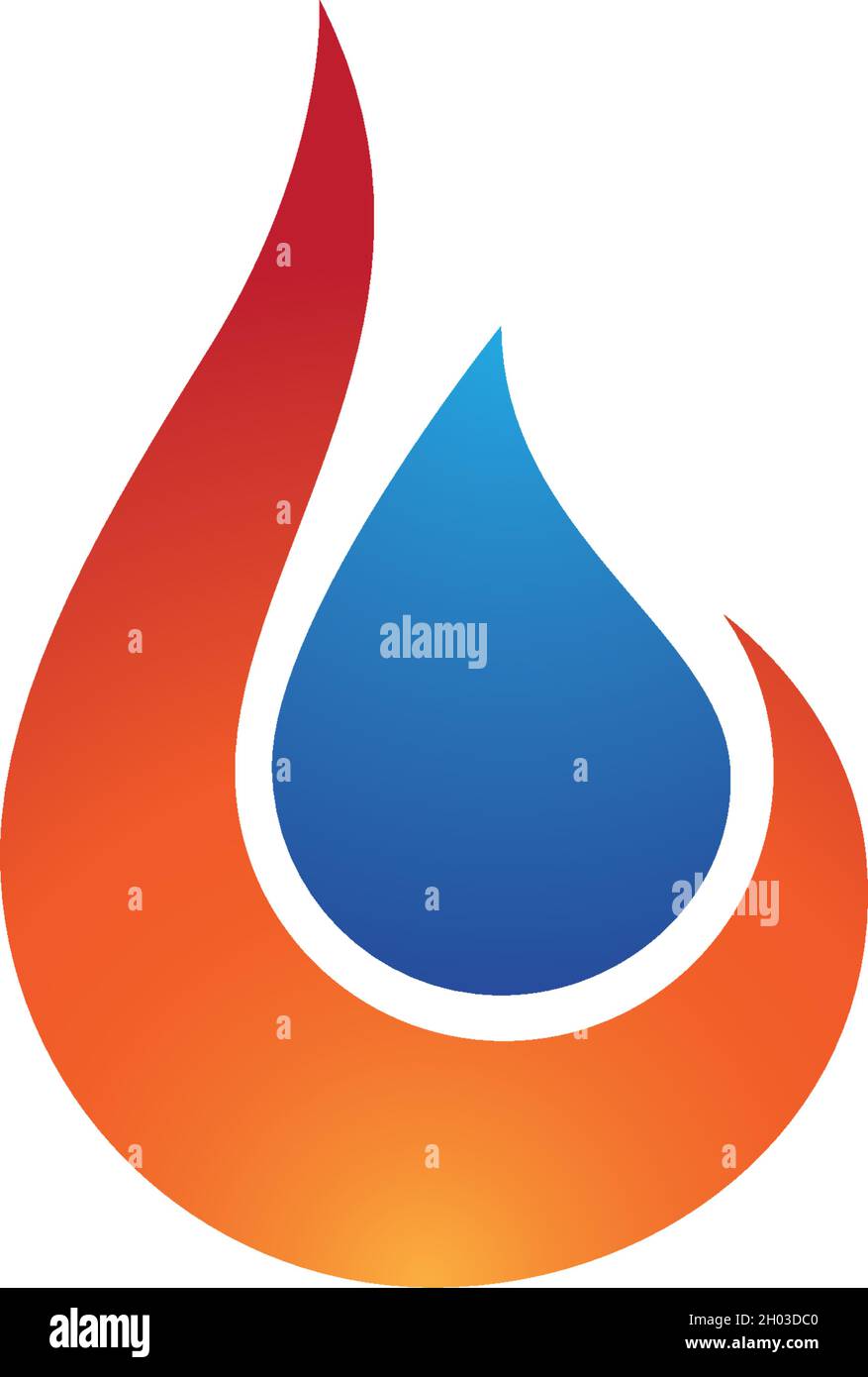 Fire flame Logo Template vector icon Oil, gas and energy logo concept ...