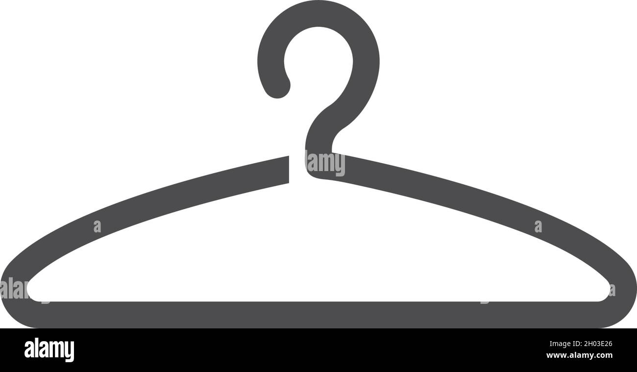 Hanger icon flat vector design Stock Vector
