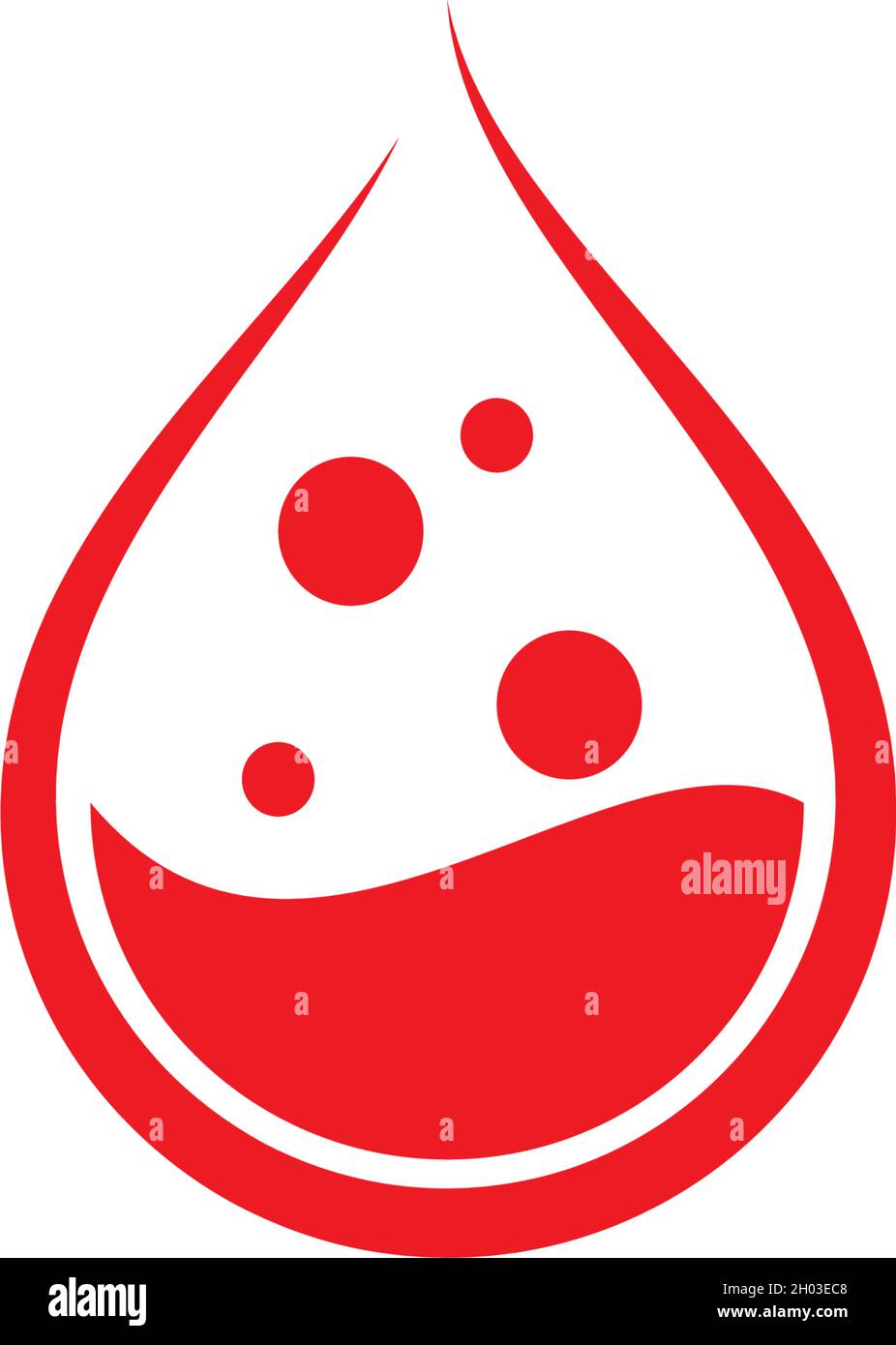 Blood ilustration logo hi-res stock photography and images - Alamy