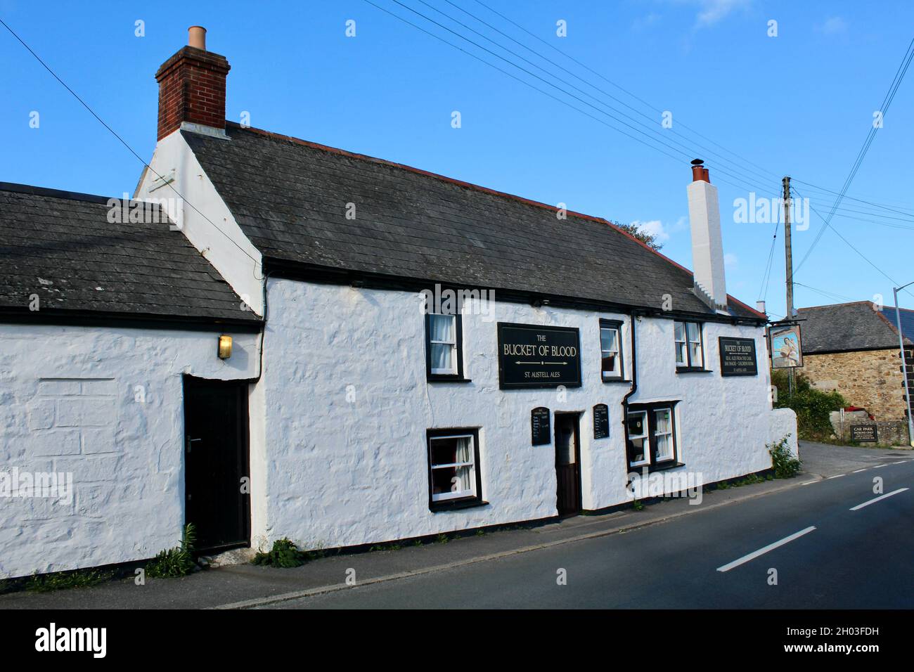 Bucket of blood pub cornwall hi-res stock photography and images - Alamy