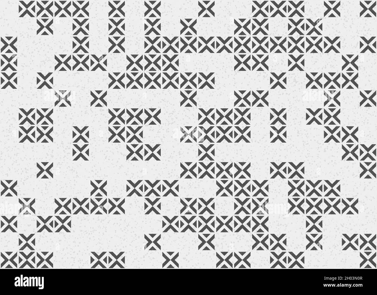 Abstract Geometrical generative computational art illustration Stock