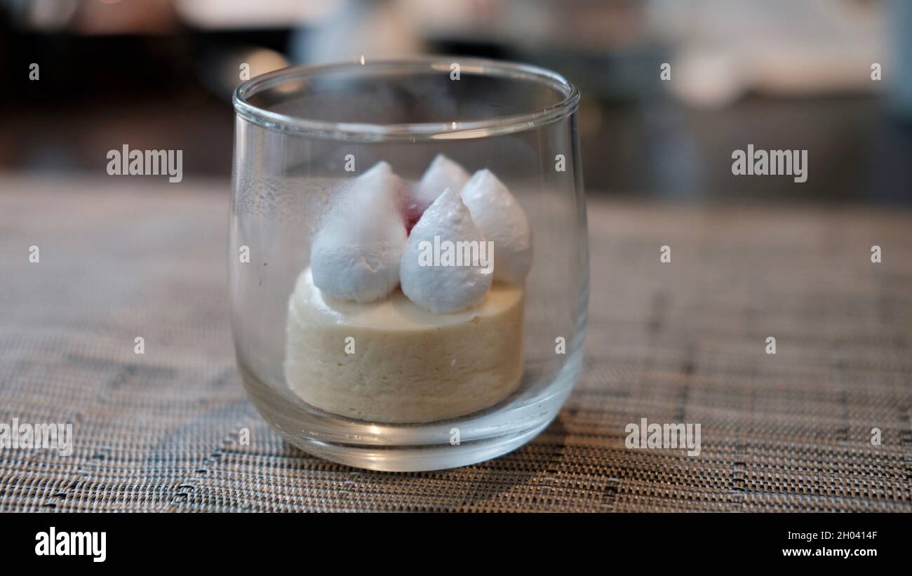 https://c8.alamy.com/comp/2H0414F/high-class-restaurant-sugar-fix-confection-deserts-in-a-glass-jar-2H0414F.jpg