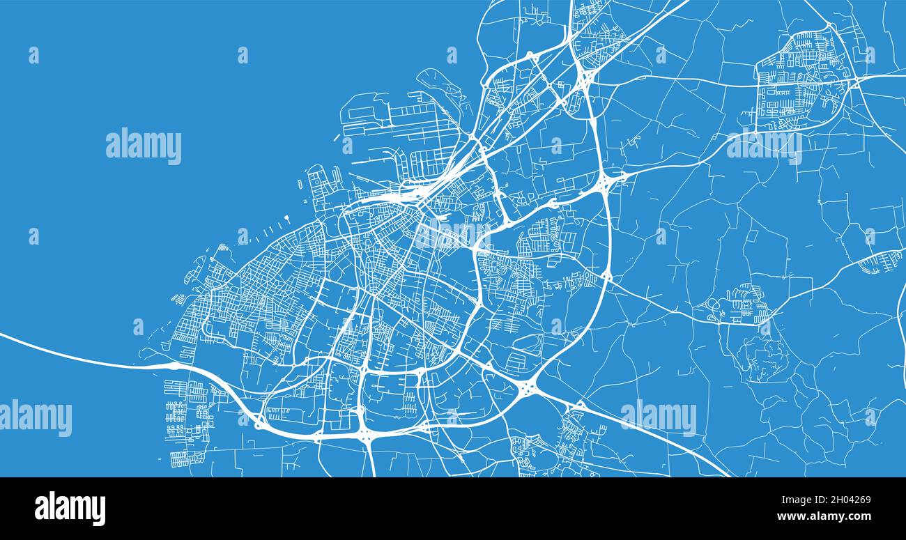 Urban vector city map of Malmo, Sweden, Europe Stock Vector Image & Art ...
