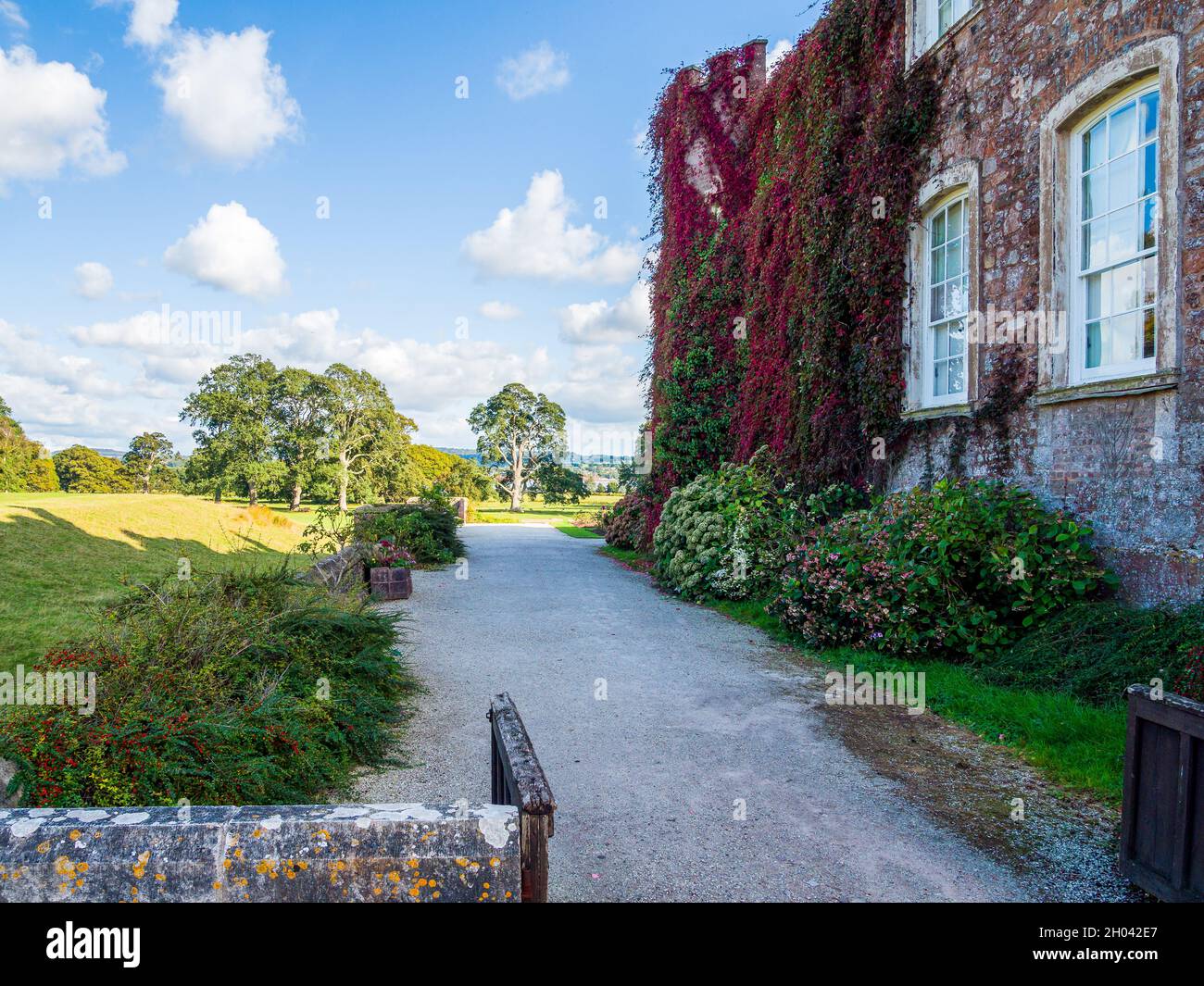 Historic Castle in south-east Devon. Stock Photo