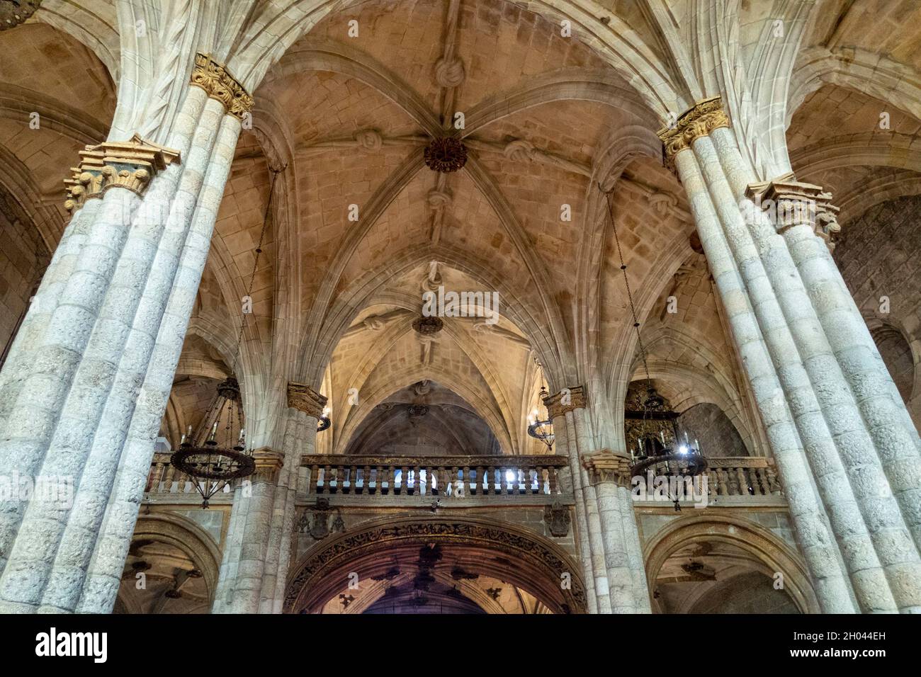 Interior of the Sé Catedral de Viseu aka cathedral of Viseu, Portugal, Europe Stock Photo
