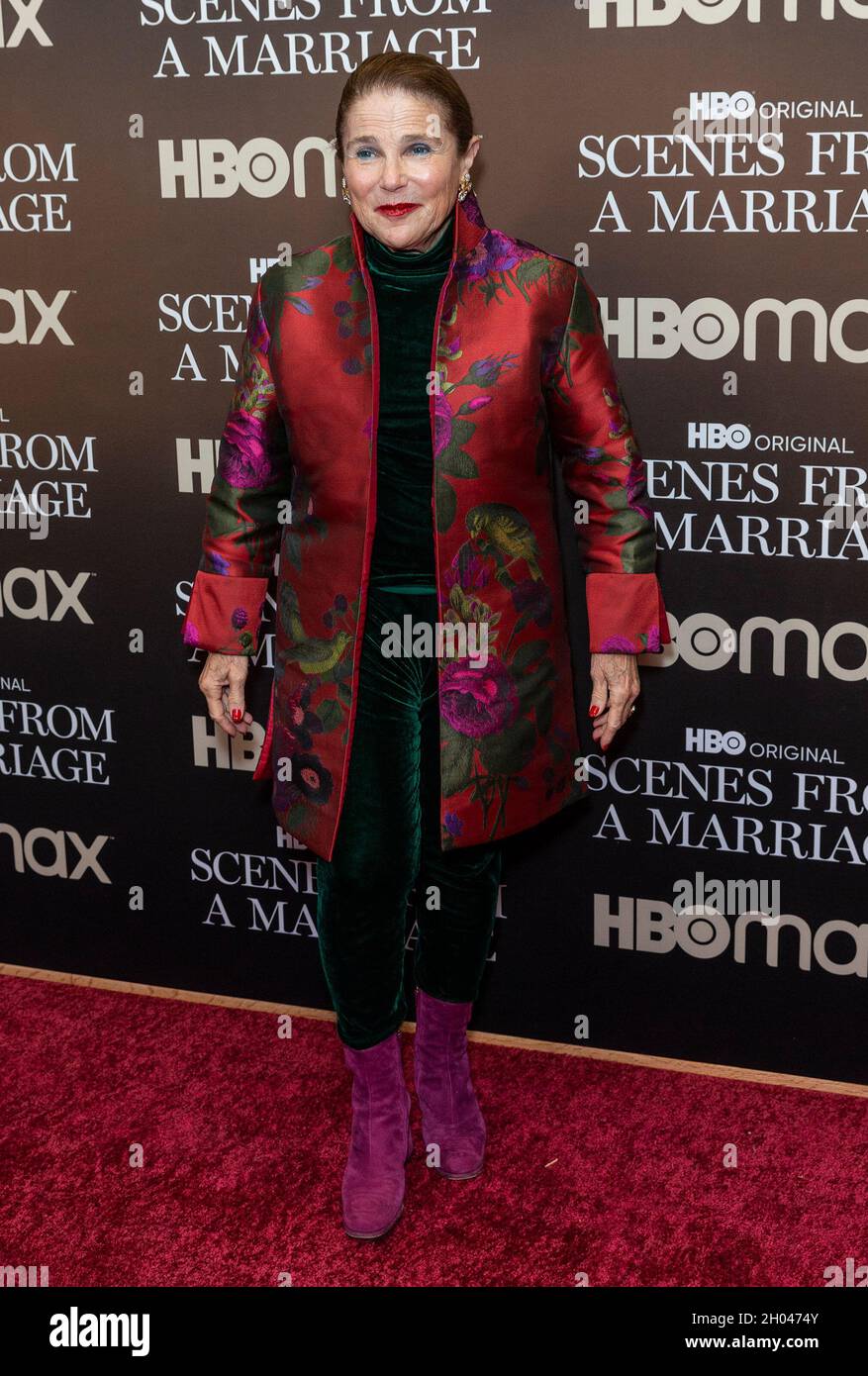 New York, United States. 10th Oct, 2021. Actress Tovah Feldshuh attends screening of HBO Scenes From A Marriage at Museum of Modern Art (Photo by Lev Radin/Pacific Press) Credit: Pacific Press Media Production Corp./Alamy Live News Stock Photo