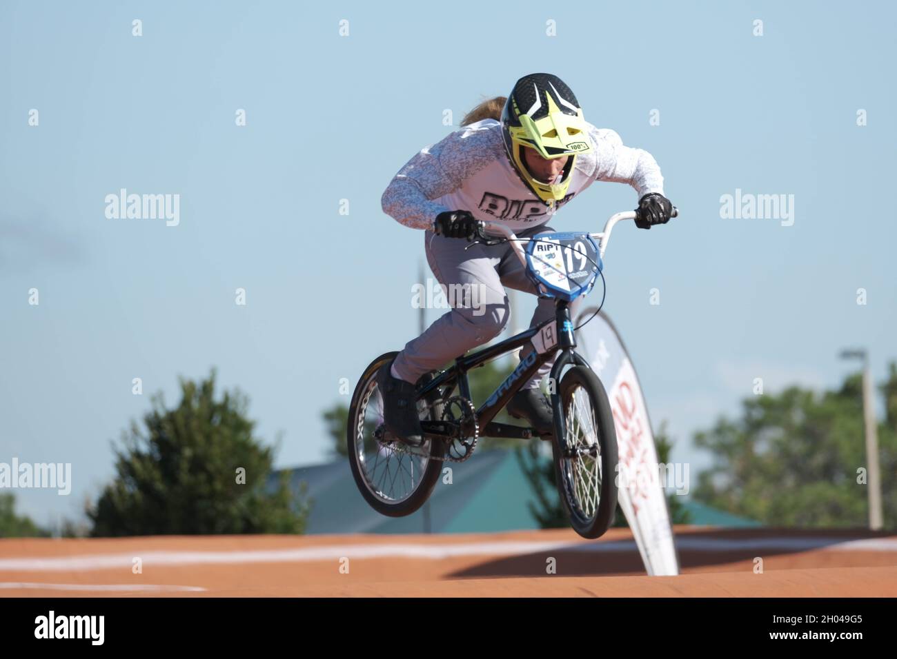 BMX Racing National USA Riders Stock Photo Alamy