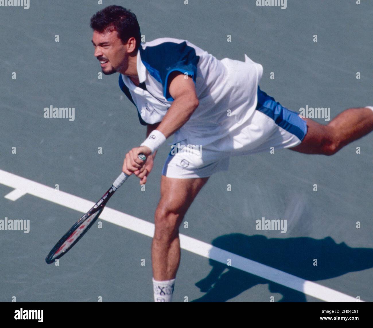 Spanish tennis player Sergi Brugera, US Open 1995 Stock Photo Alamy