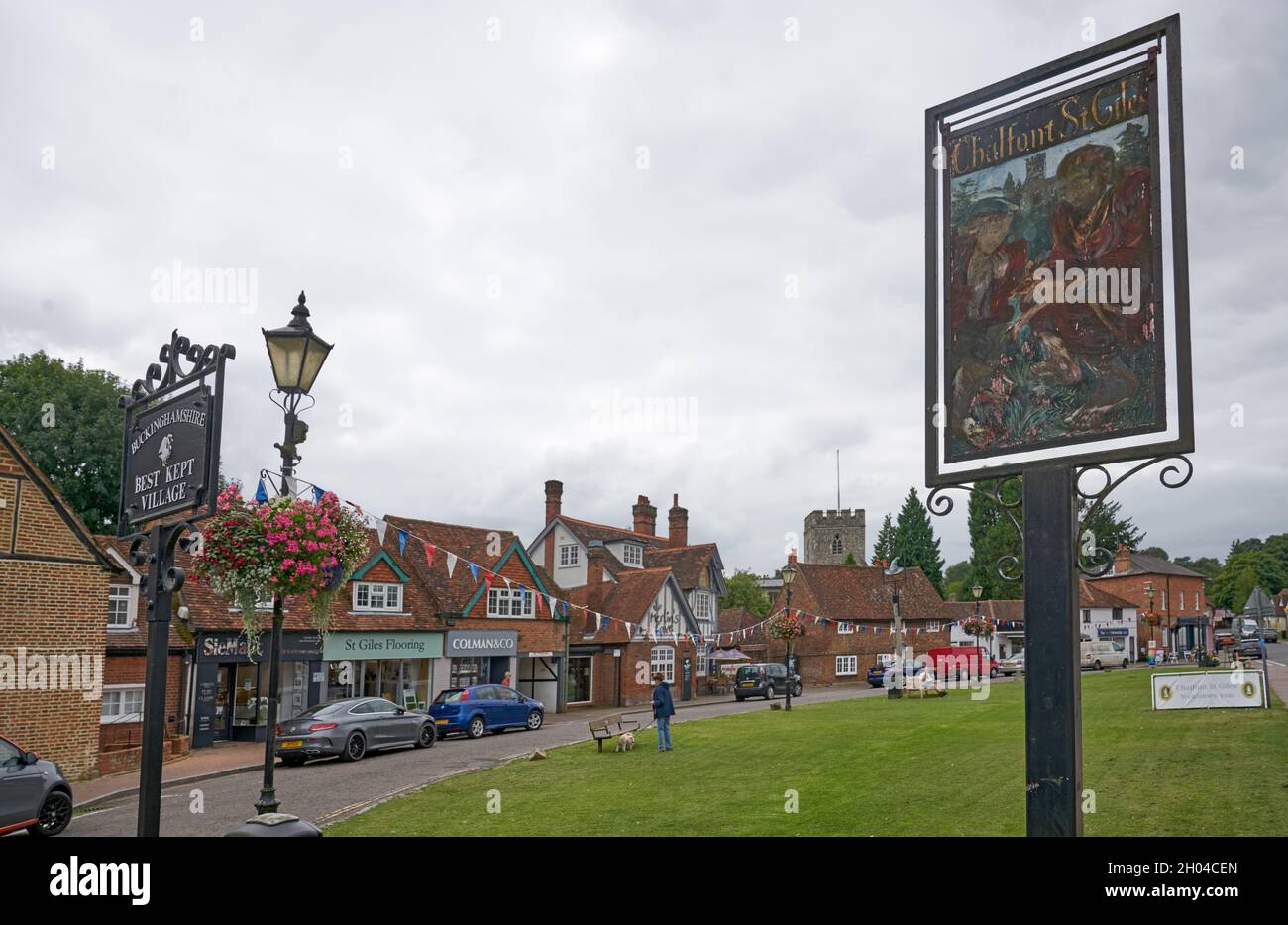 Chalfont st giles village sign hires stock photography and images Alamy