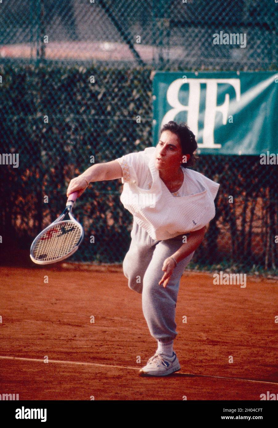 Italian tennis player Cecilia Bargagni, 1990s Stock Photo