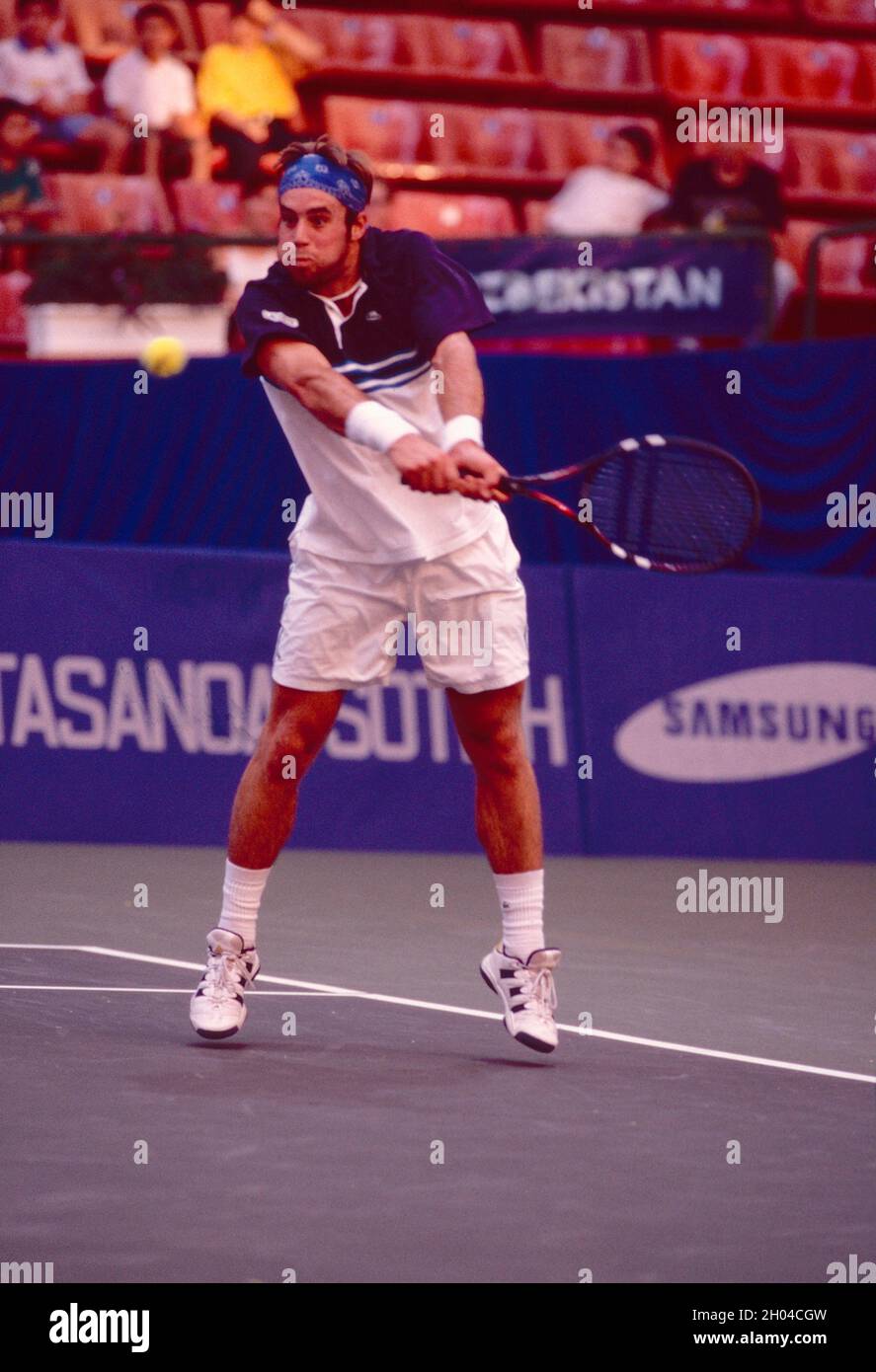 Swiss tennis player George Bastl, 1990s Stock Photo