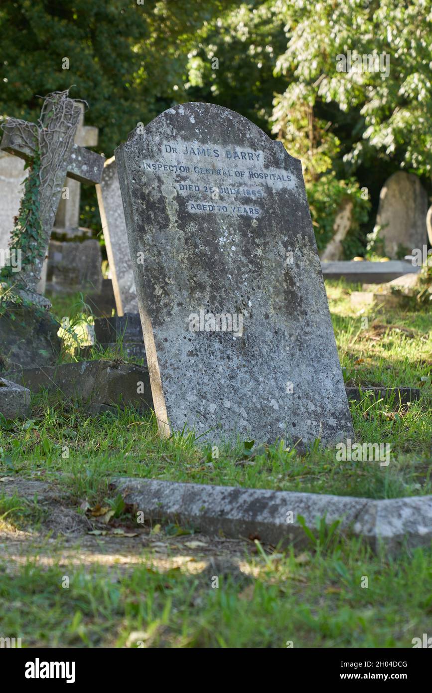 Dr James Barry Tomb Kensal Green Stock Photo