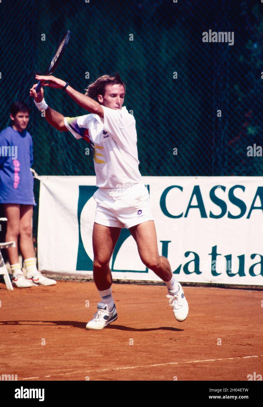 Argentinian tennis player Christian Miniussi, 1980s Stock Photo Alamy