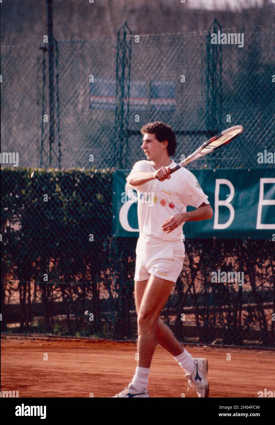 Italian tennis player Alessandro Mantegazza, 1990s Stock Photo - Alamy
