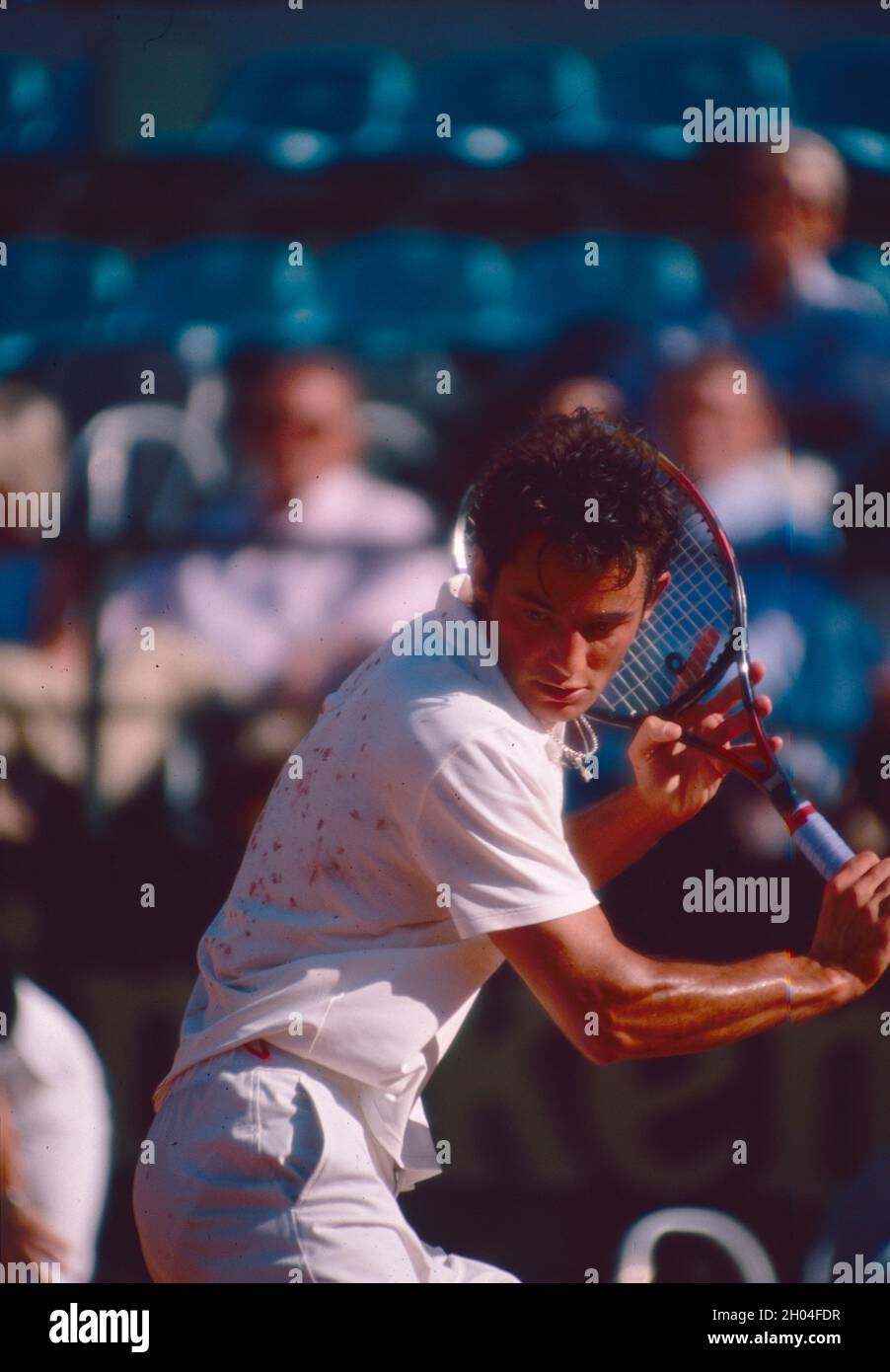 Italian tennis player Federico Luzzi, Davis Cup 2001 Stock Photo Alamy