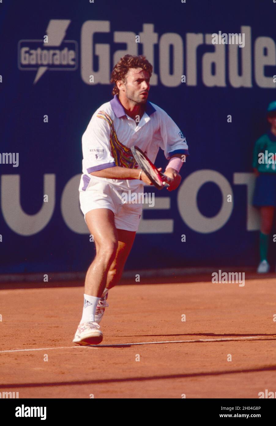 Argentinian-Belgian tennis player Eduardo Masso, 1990s Stock Photo