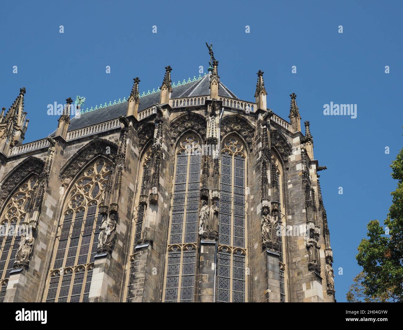 Aachener Dom cathedral church in Aachen, Germany. Stock Photo