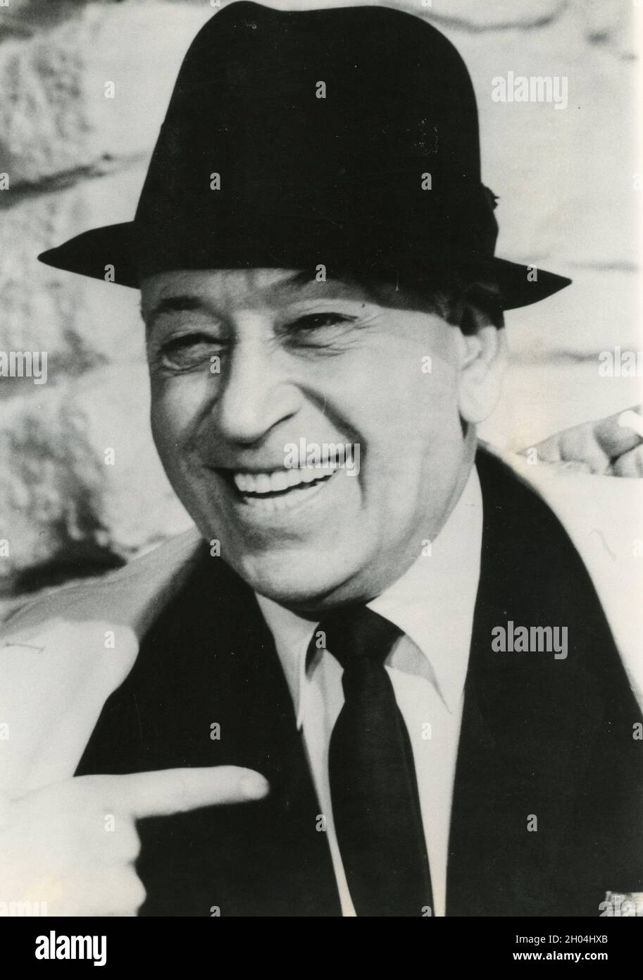 American actor George Raft, 1970s Stock Photo