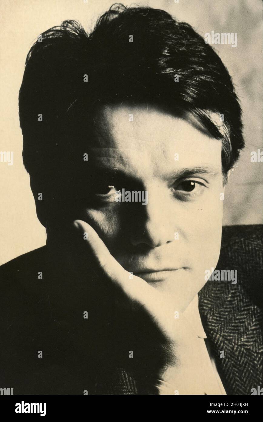 Italian singer Massimo Ranieri, Italy 1970s Stock Photo - Alamy