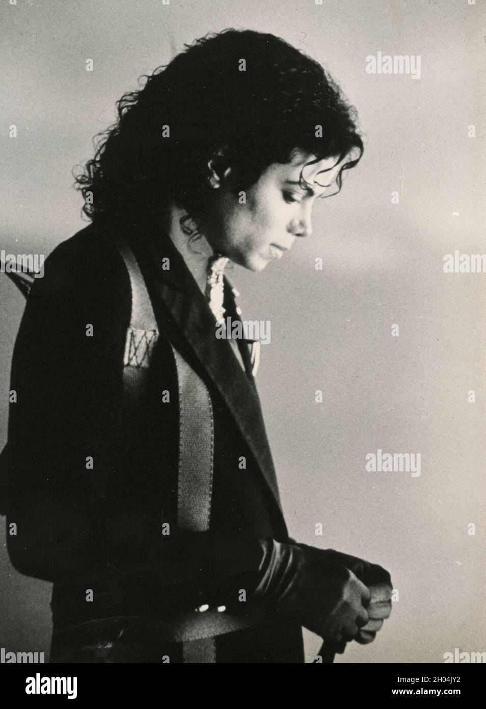 American singer Michael Jackson, 1980s Stock Photo