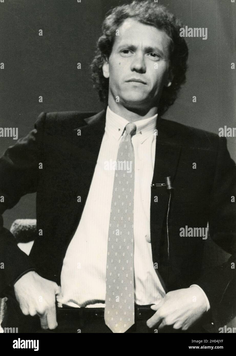 Brazilian football player and coach Paulo Roberto Falcao, 1980s Stock Photo