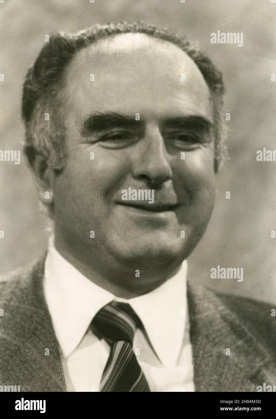 Italian politician Giuseppe Romita, 1980s Stock Photo