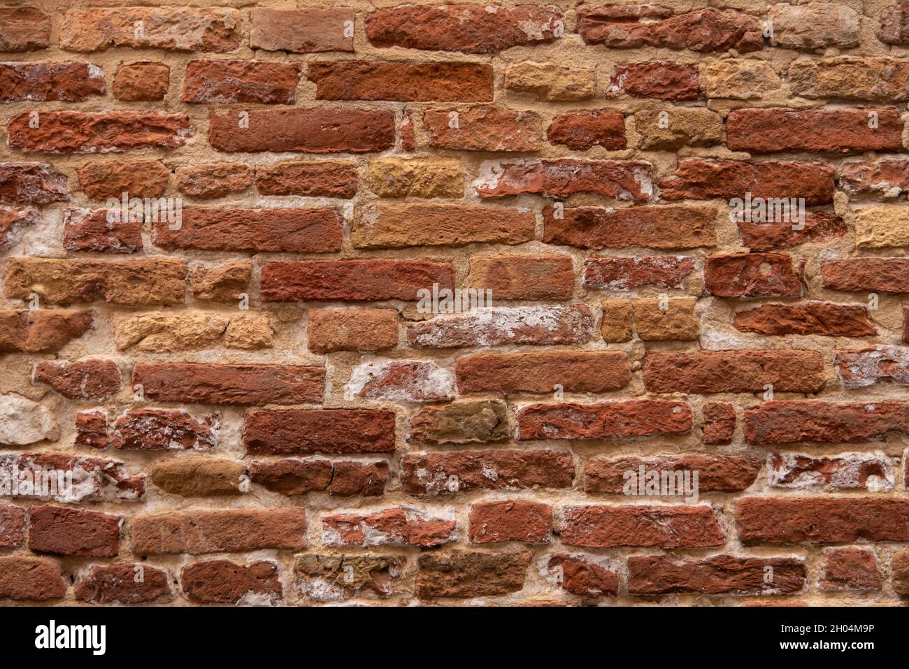 Brick wall structure of an old house Stock Photo Alamy